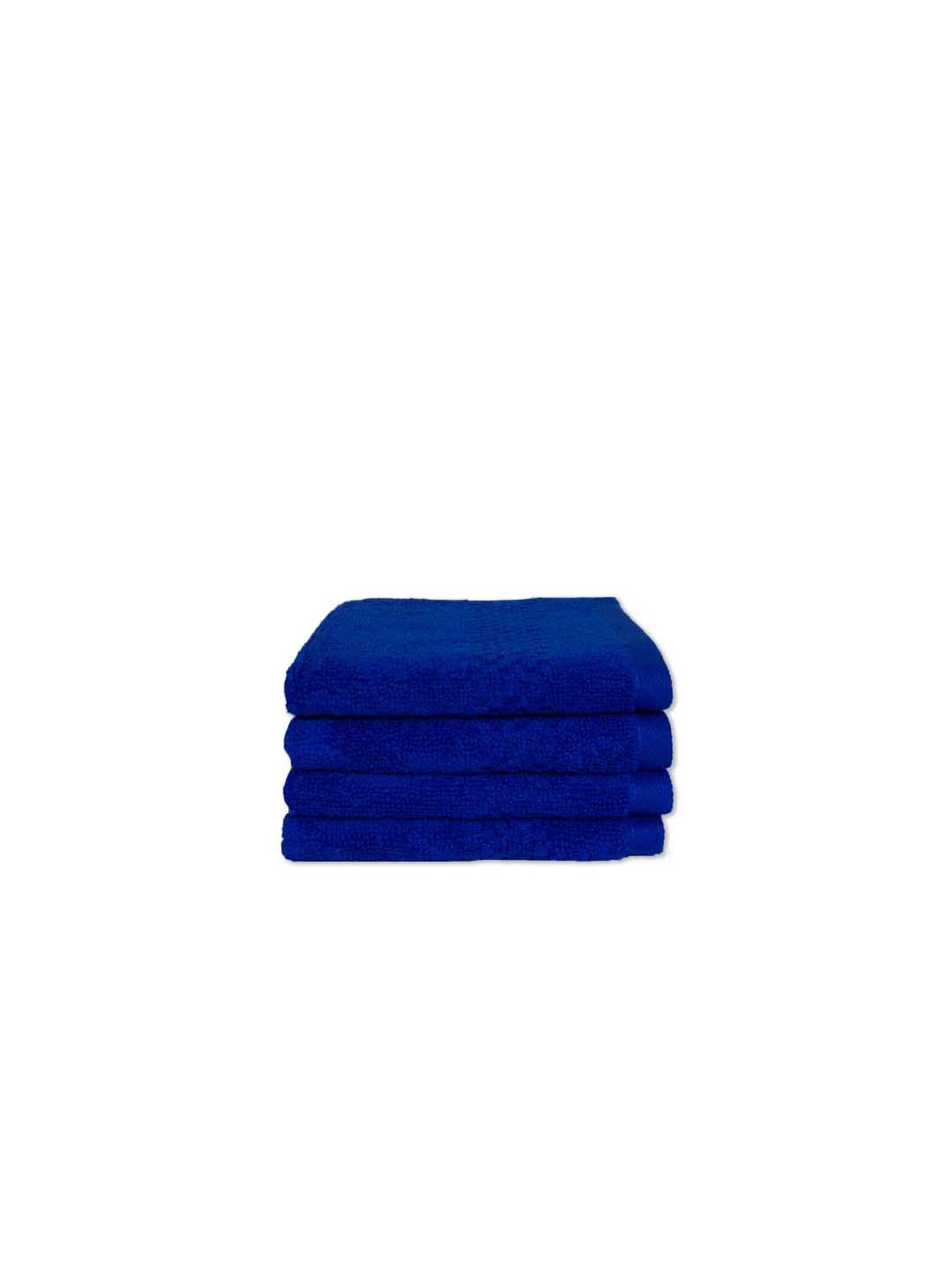 Spaces Swift Dry Blue Cotton 450 GSM Face Towels - Set of 4