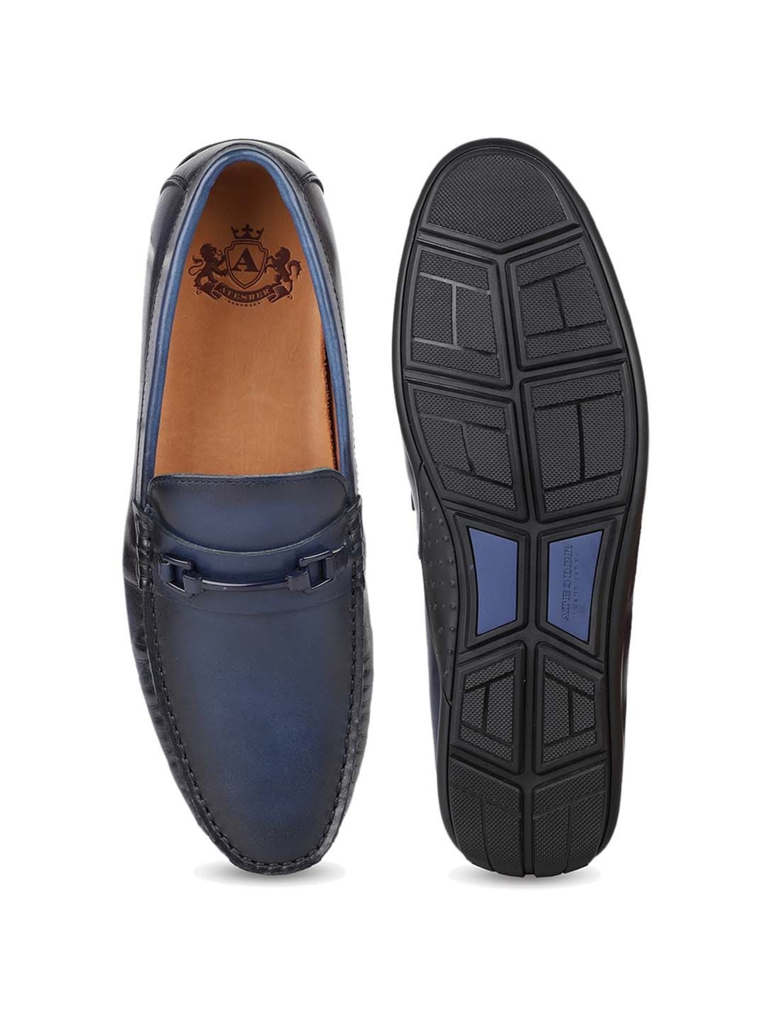 Atesber by Inc.5 Men's Blue Casual Loafers