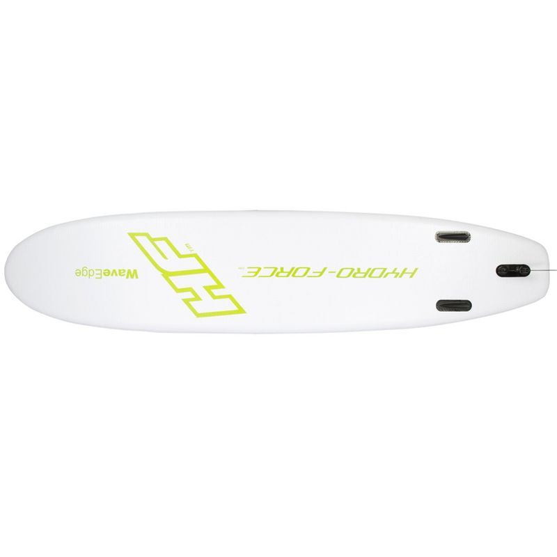 Bestway Hydro Force Wave Edge 122 x 27 Inch Inflatable Stand Up Paddle Board with Aluminum Oar, Inflation Pump, Repair Kit, and SUP Travel Bag, Green