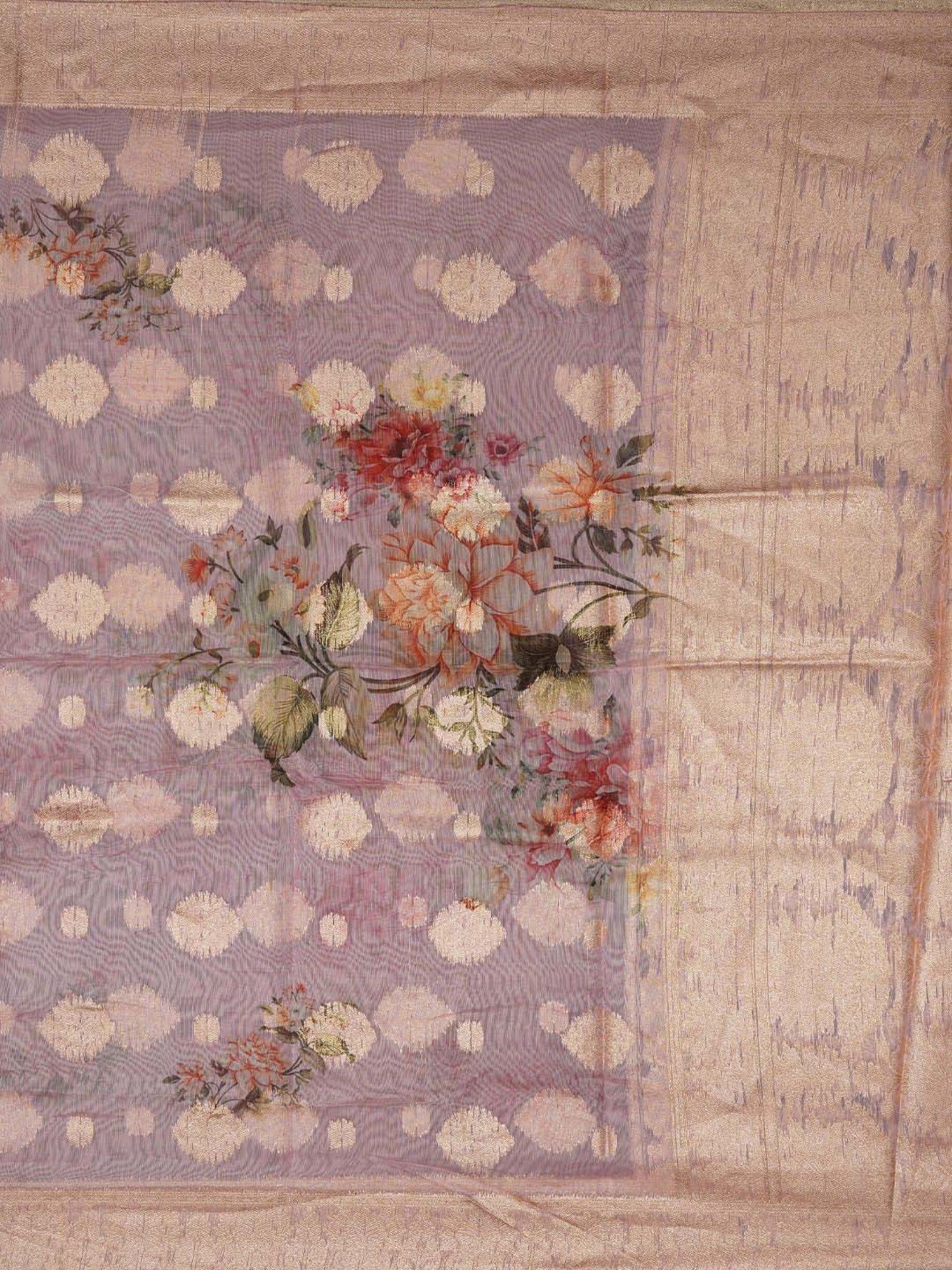 Jaipur Kurti Pink Woven Pattern Unstitched Dress Material