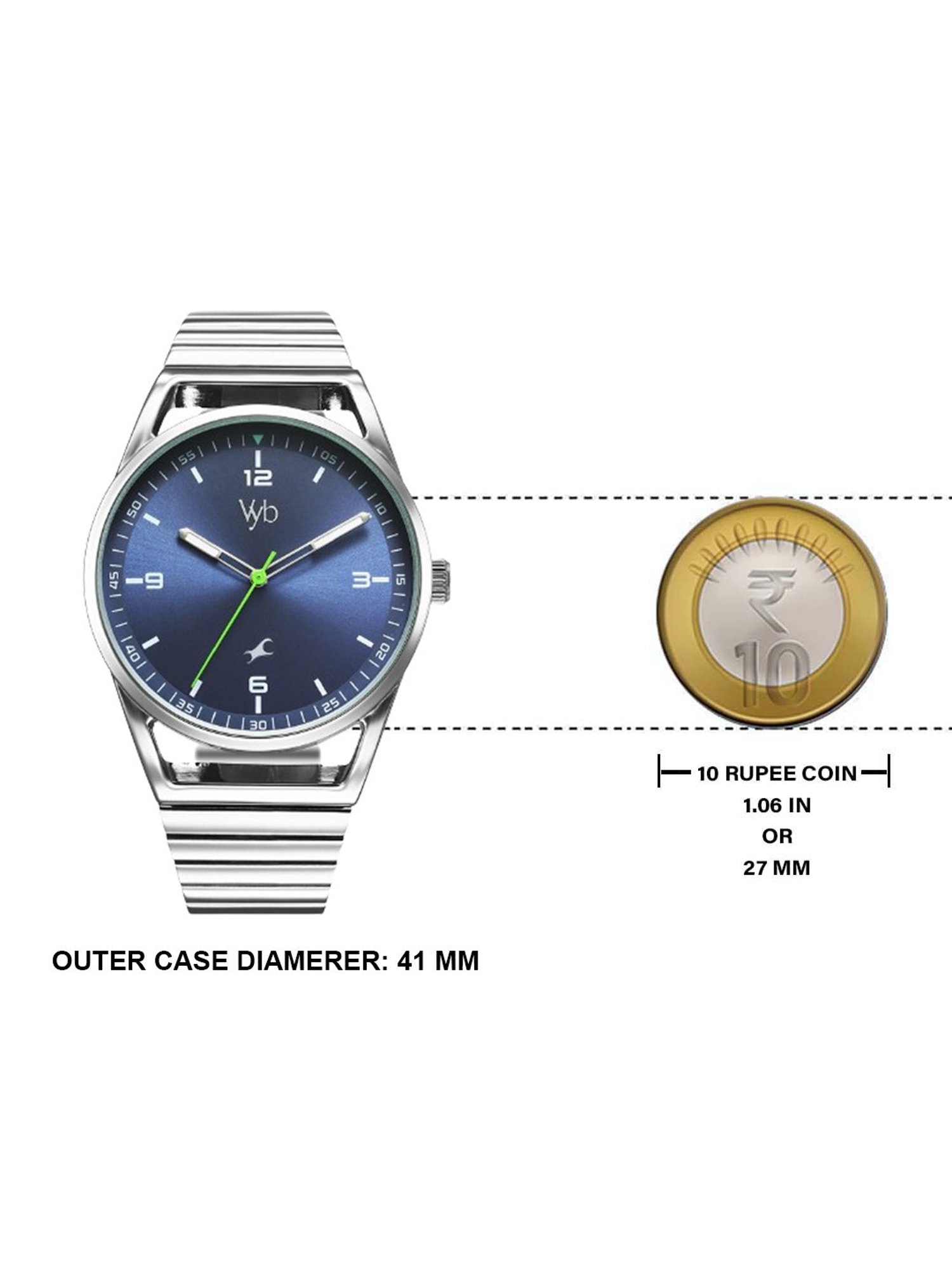 Fastrack Vyb 3.0 FV30006SM01W Analog Watch for Men