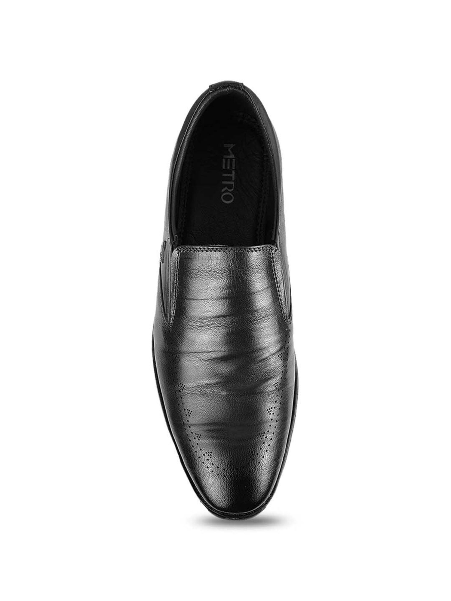 Metro Men's Black Shoe Lace-up