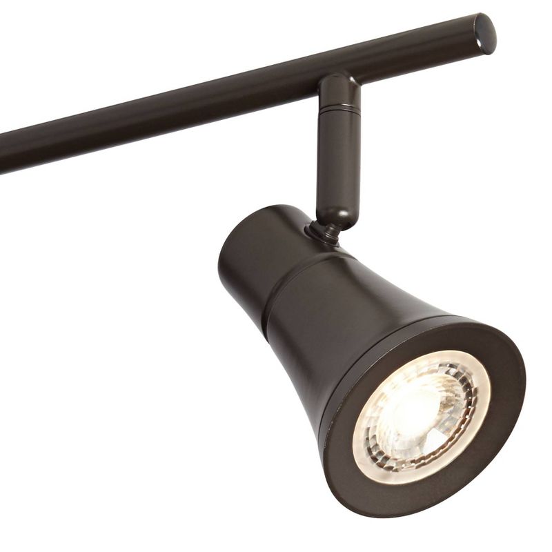 Pro Track Castro 4-Light Bronze GU10 LED Track Fixture