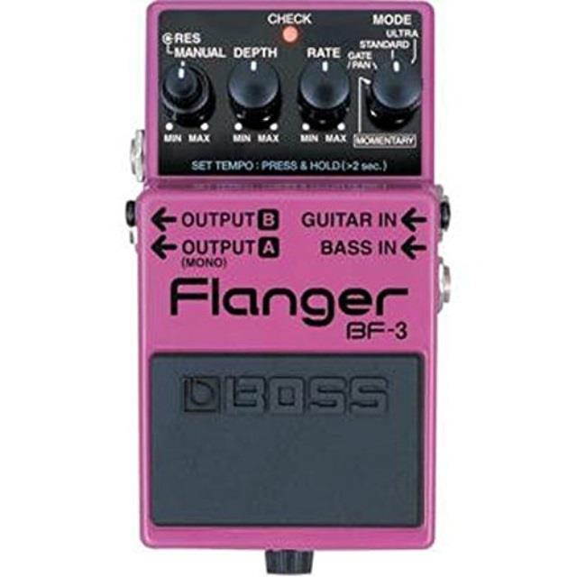 boss bf3 flanger guitar effects pedal