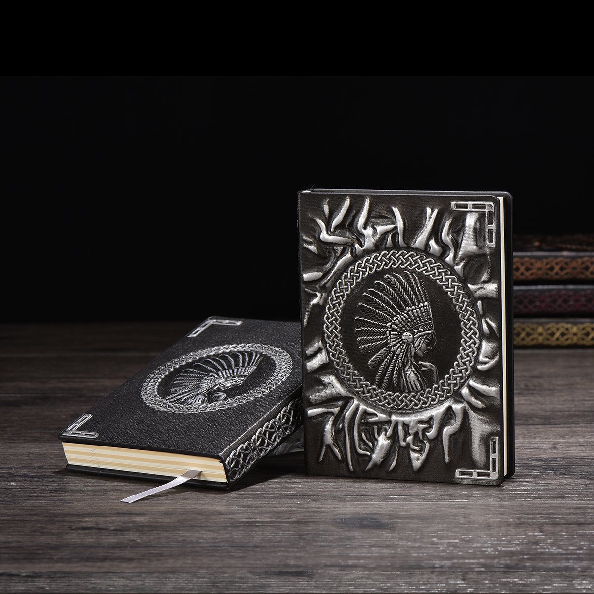 Indian A6 PU Notepad Manual Diary Notebook