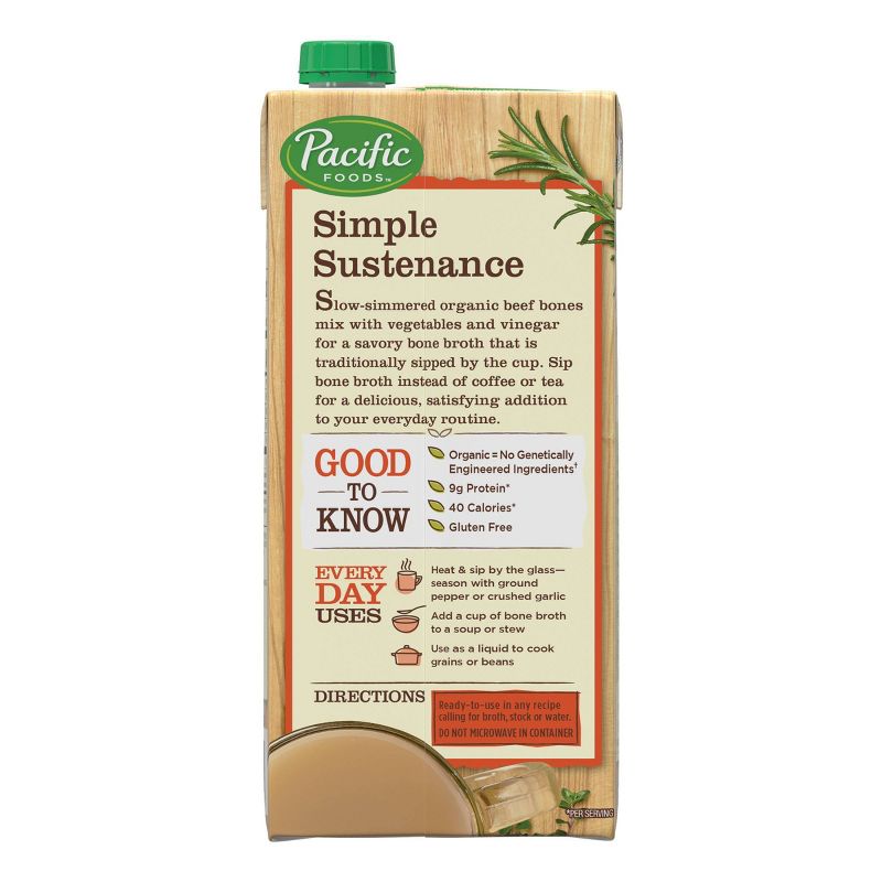 Pacific Organic Bone Broth Beef - 32oz