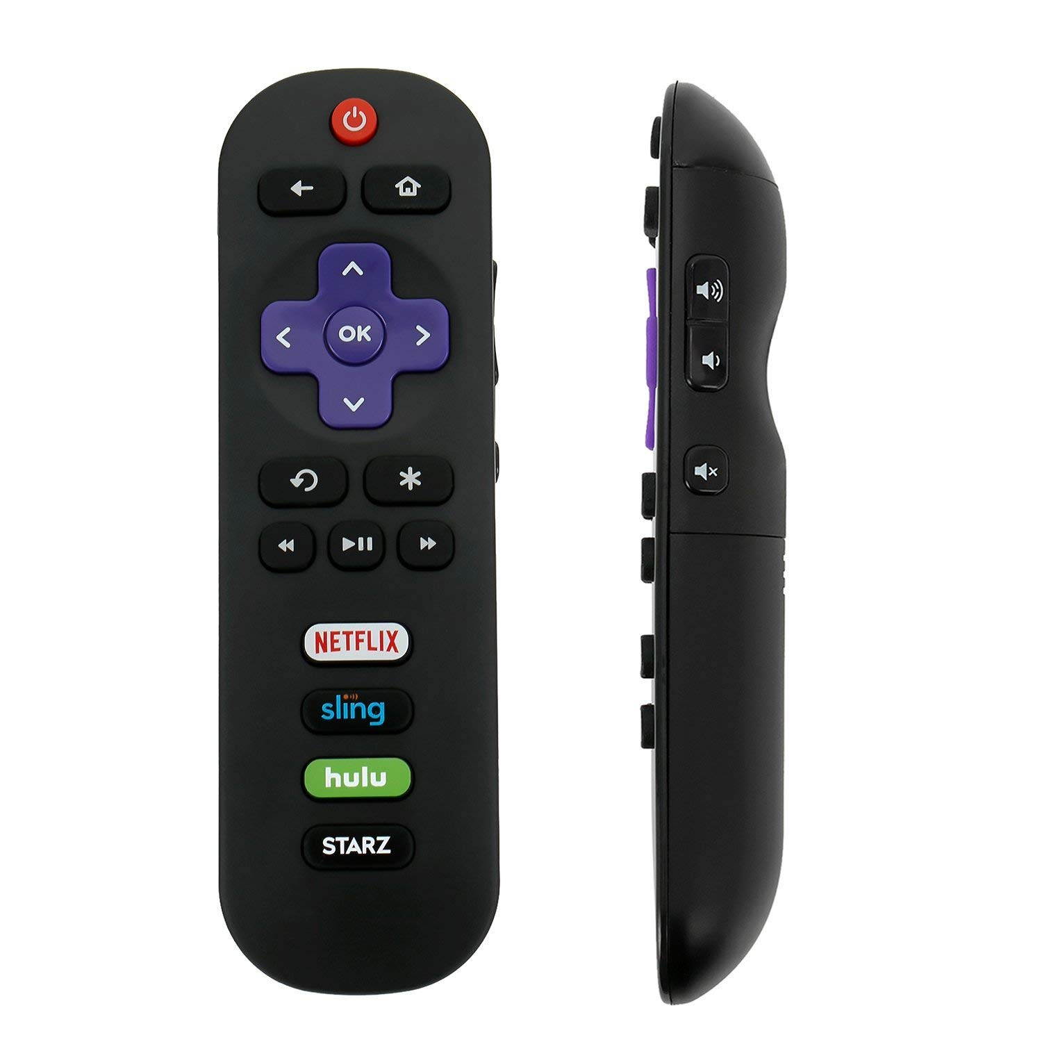 TCL RC280 Roku Remote Control w/ Netflix Sling Hulu Starz