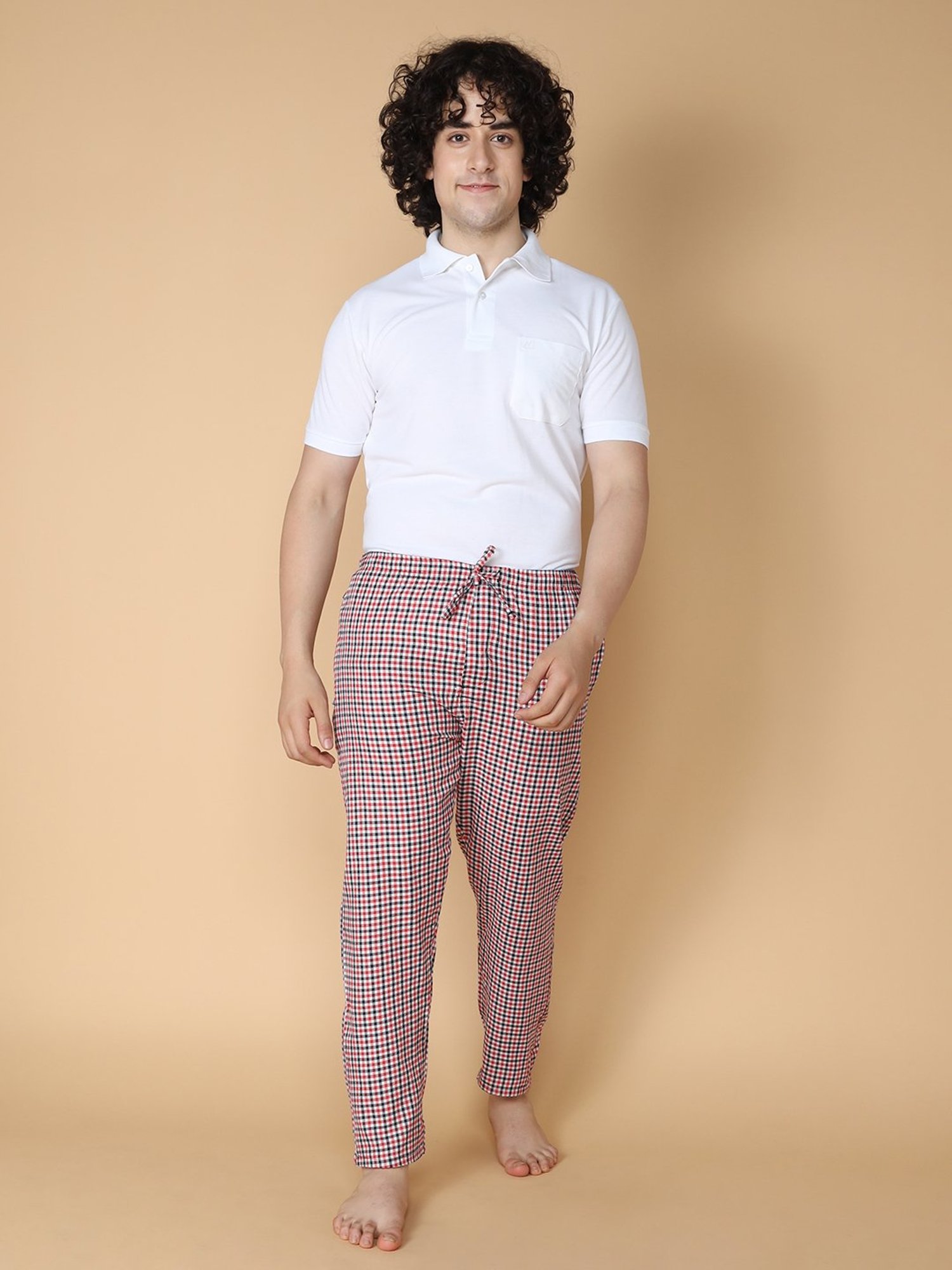 LUX Venus Assorted Check Nightwear Pyjamas - Pack of 2