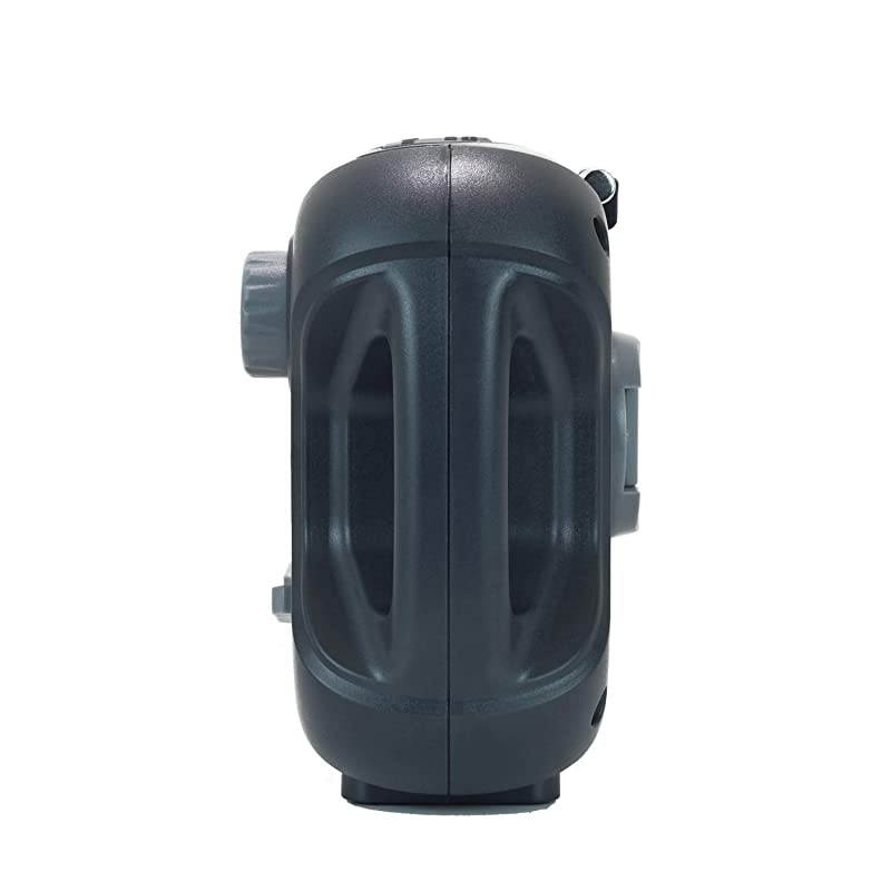 Emergency Radio KA580 Digital Solar Dynamo Crank Wind Up AM/FM & NOAA Weather Radio Receiver with Real-time Alert, MP3 Player & Phone Charger (Black)