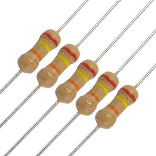 24k Ohm Resistors, 1/4W , 5% (Pack of 100)