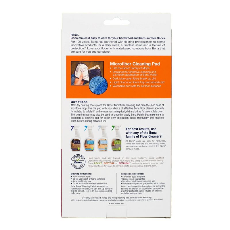 Bona MicroFiber Cleaning Pad - 1ct