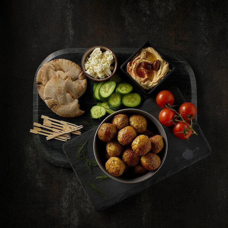 Applegate Well Carved Organic Mediterranean Style Turkey & Vegetable Meatballs - Frozen - 10oz