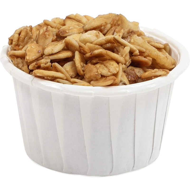Stockroom Plus 500 Pack White Paper Souffle Cups, 2 oz Portions for Condiments, Samples