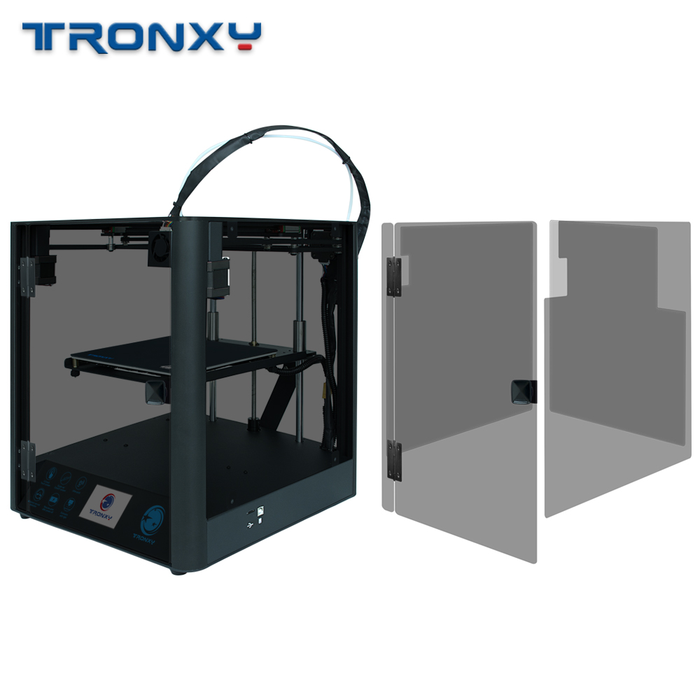 TRONXY D01 Quickly Assemble 3D Printer Ultra Quiet Mode Titan Extruder Acrylic Mask Power Recovery Filament Detection