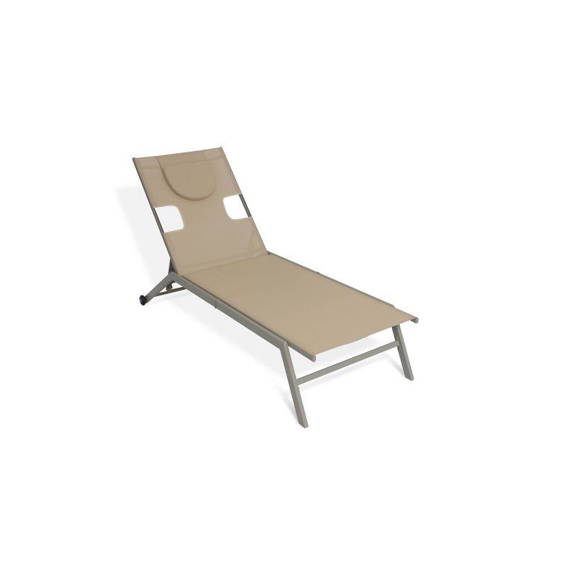 Chatham 2pk Chaise Lounge Tan/Taupe - Ostrich