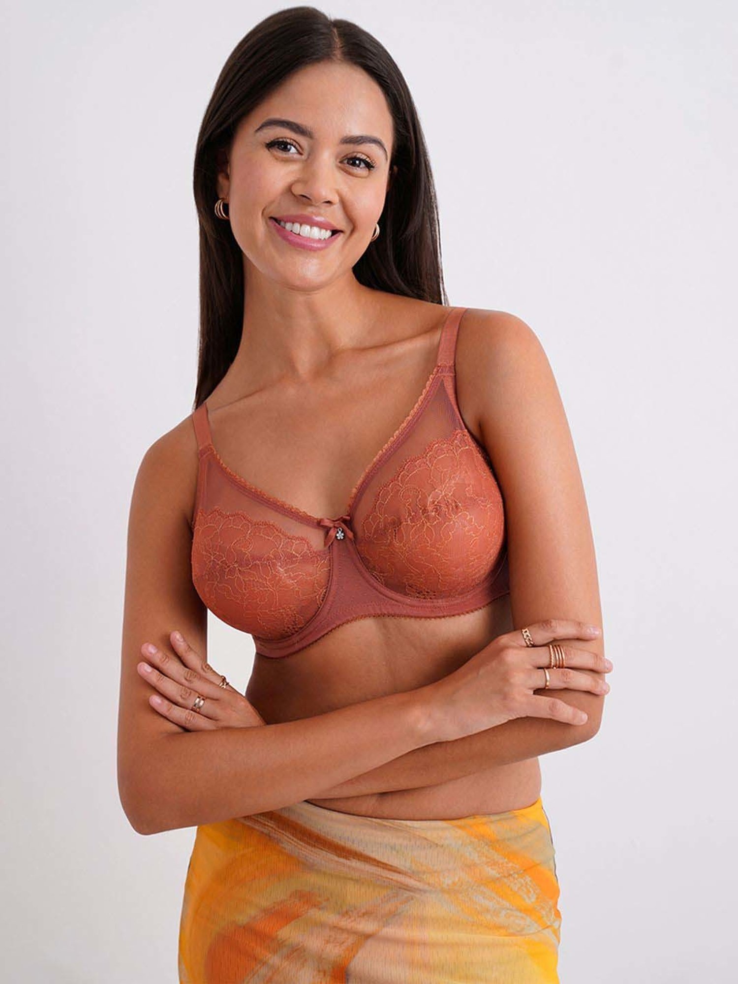 Wacoal Rust Lace Work Everyday Bra