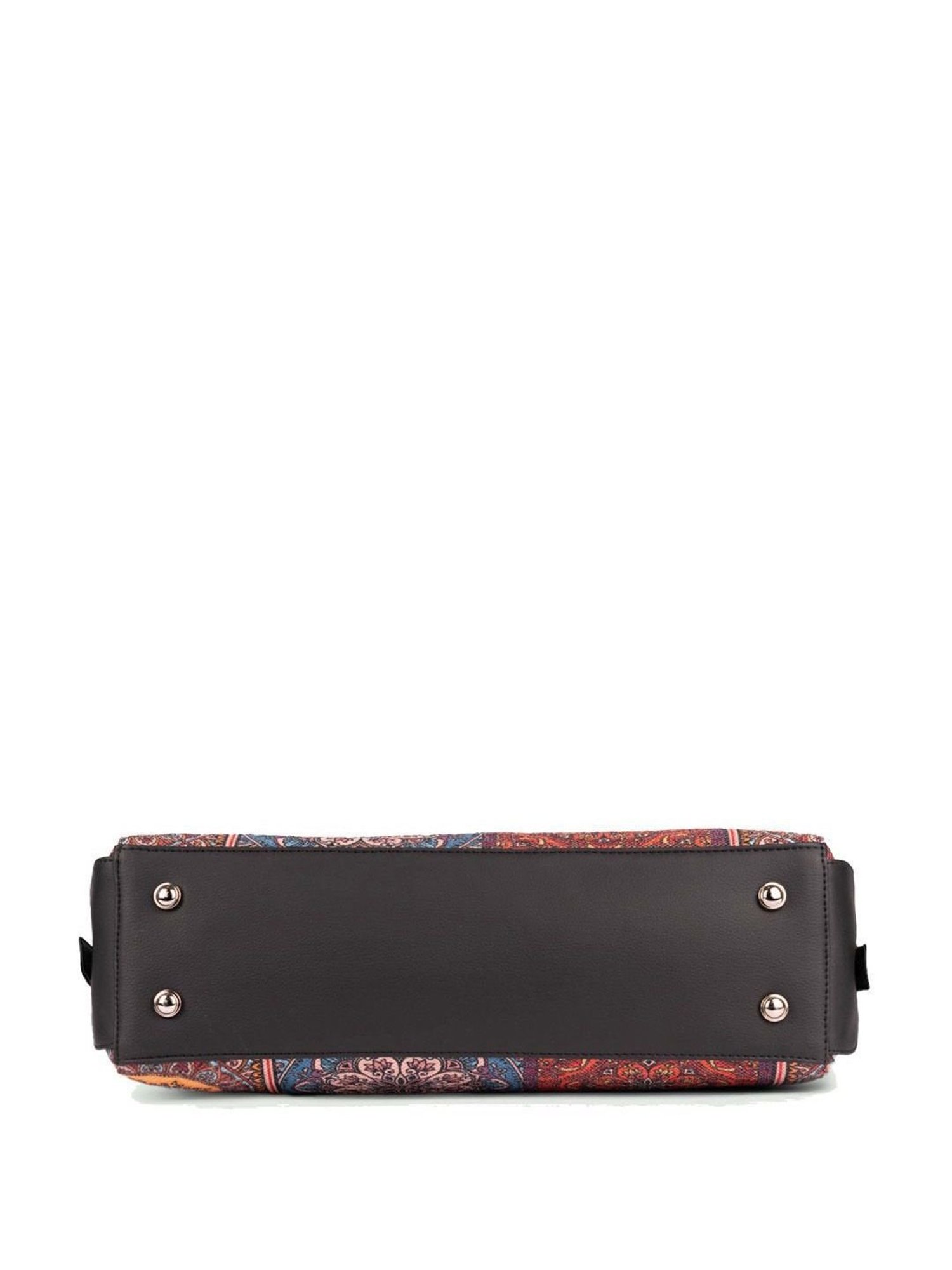 Zouk Mandala Multicolor Jute Printed Tote Handbag