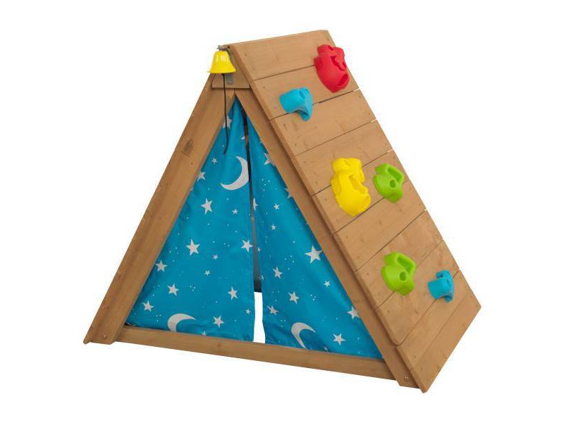 KidKraft A-Frame Hideaway & Climber Tent