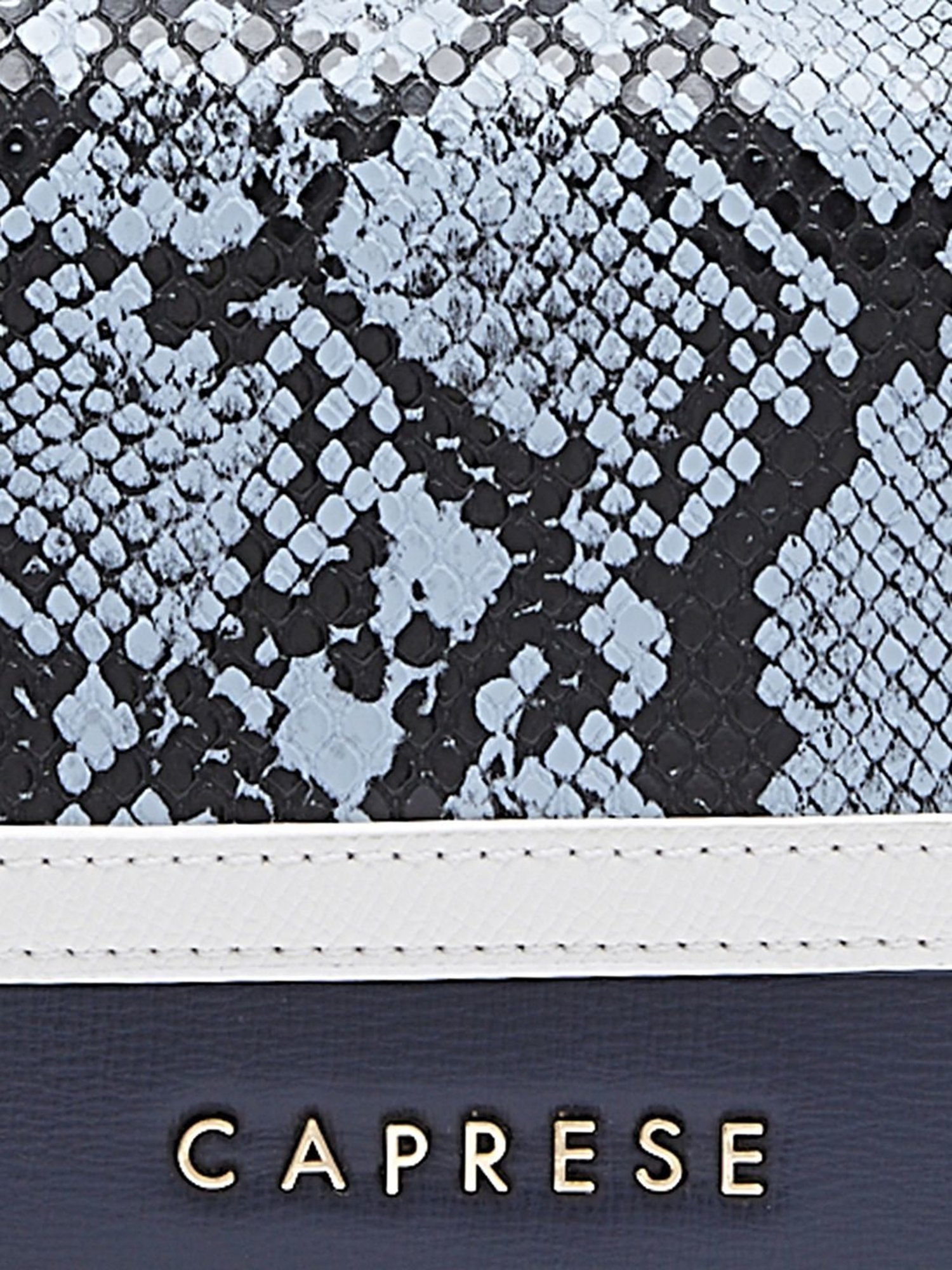 Caprese Navy Textured Small Sling Handbag