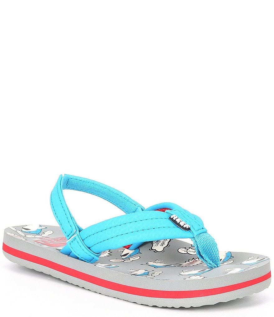 Reef Boys' Little Ahi Nom Nom Flip Flop (Infant)