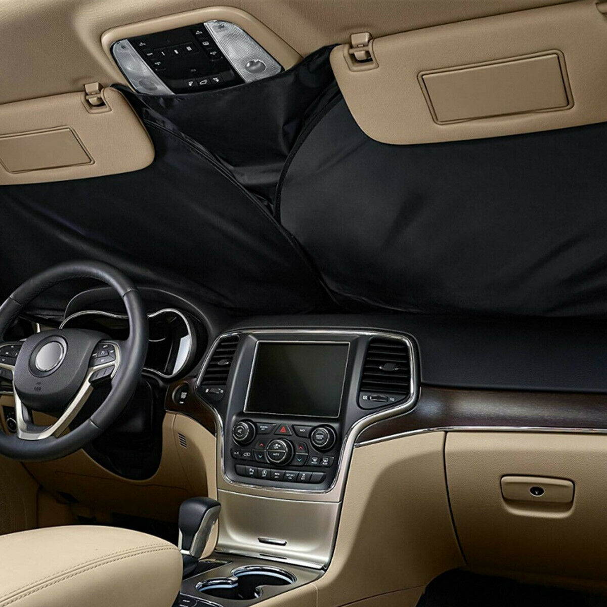 Large Size Foldable Truck Van Suv Car Sun Shade Windshield Visor Block Cover