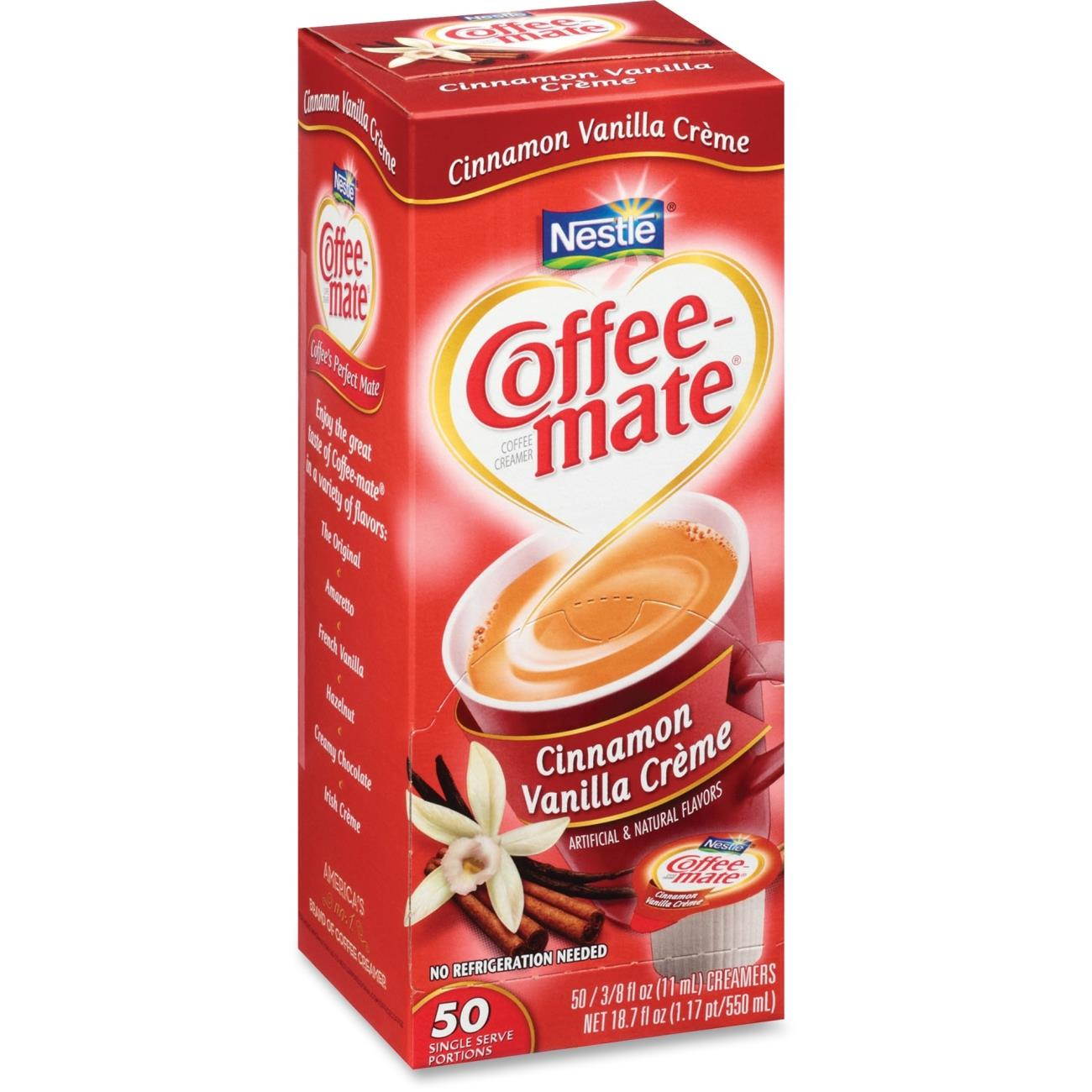 Nestle Cinnamon Vanilla Creme Liquid Coffee Creamer Singles