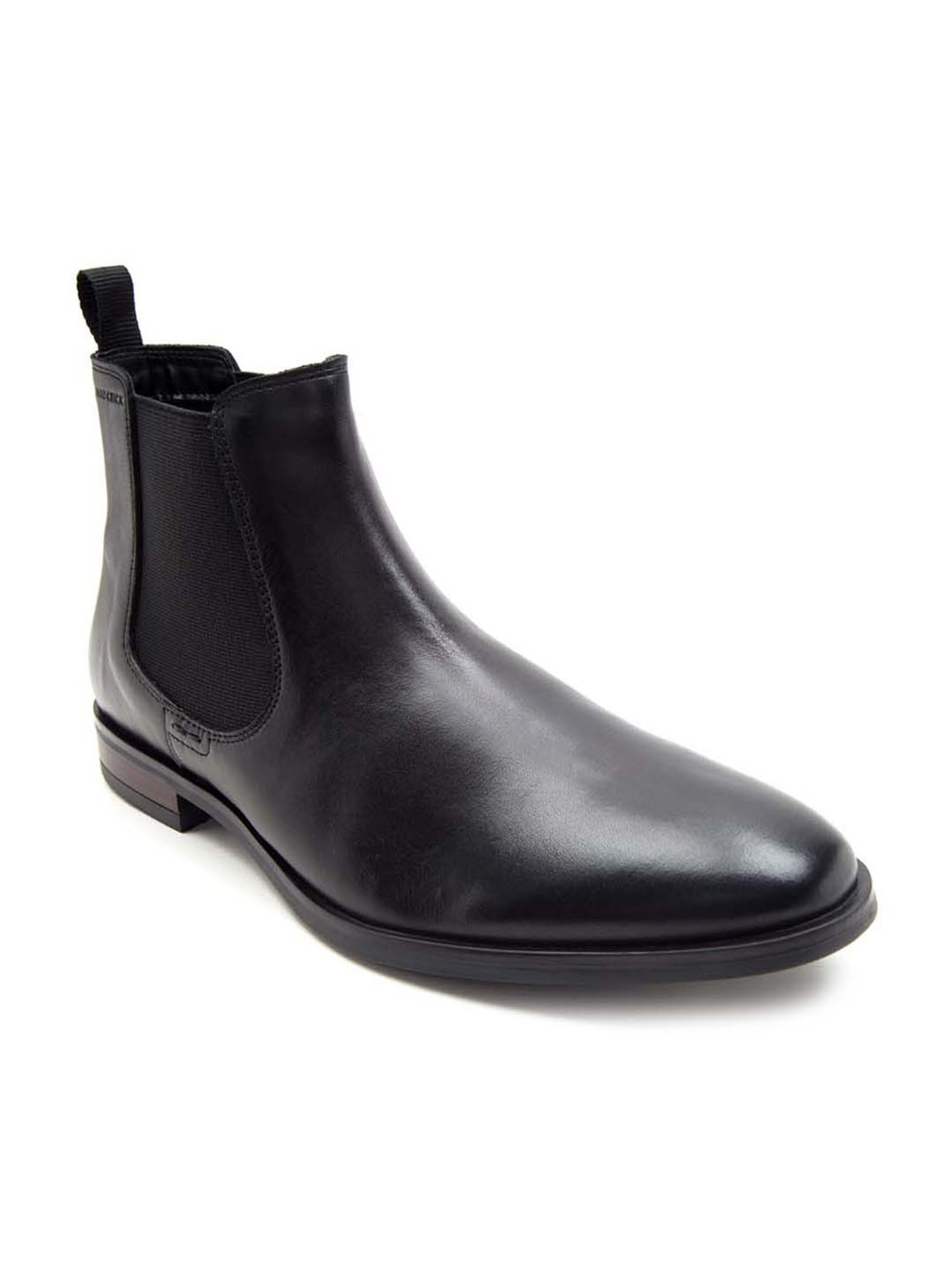 THOMAS CRICK Men's Black Chelsea Boots