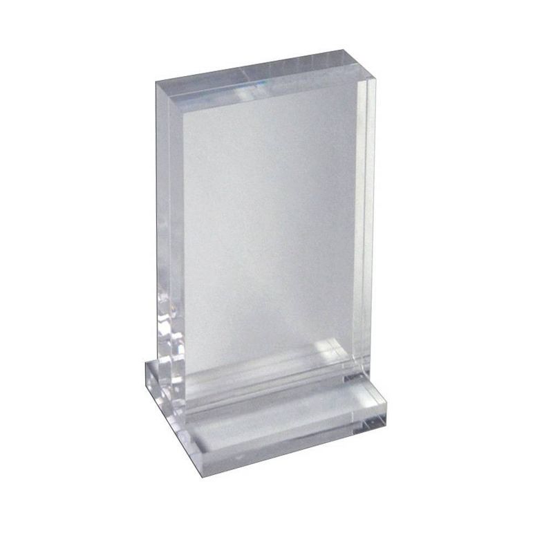 Azar 9" x 12" Acrylic Sign Holder with T-Strip Holder 10ct