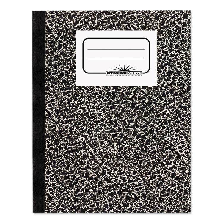 Rediform 43460 National Xtreme White Notebook 80 Sheet -  7.87" x 10" - 1 Each Each - White Paper