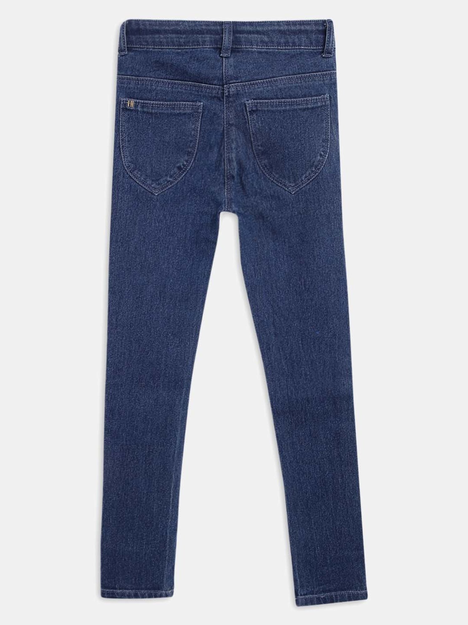 Tales & Stories Girls Blue Slim Fit Jeans