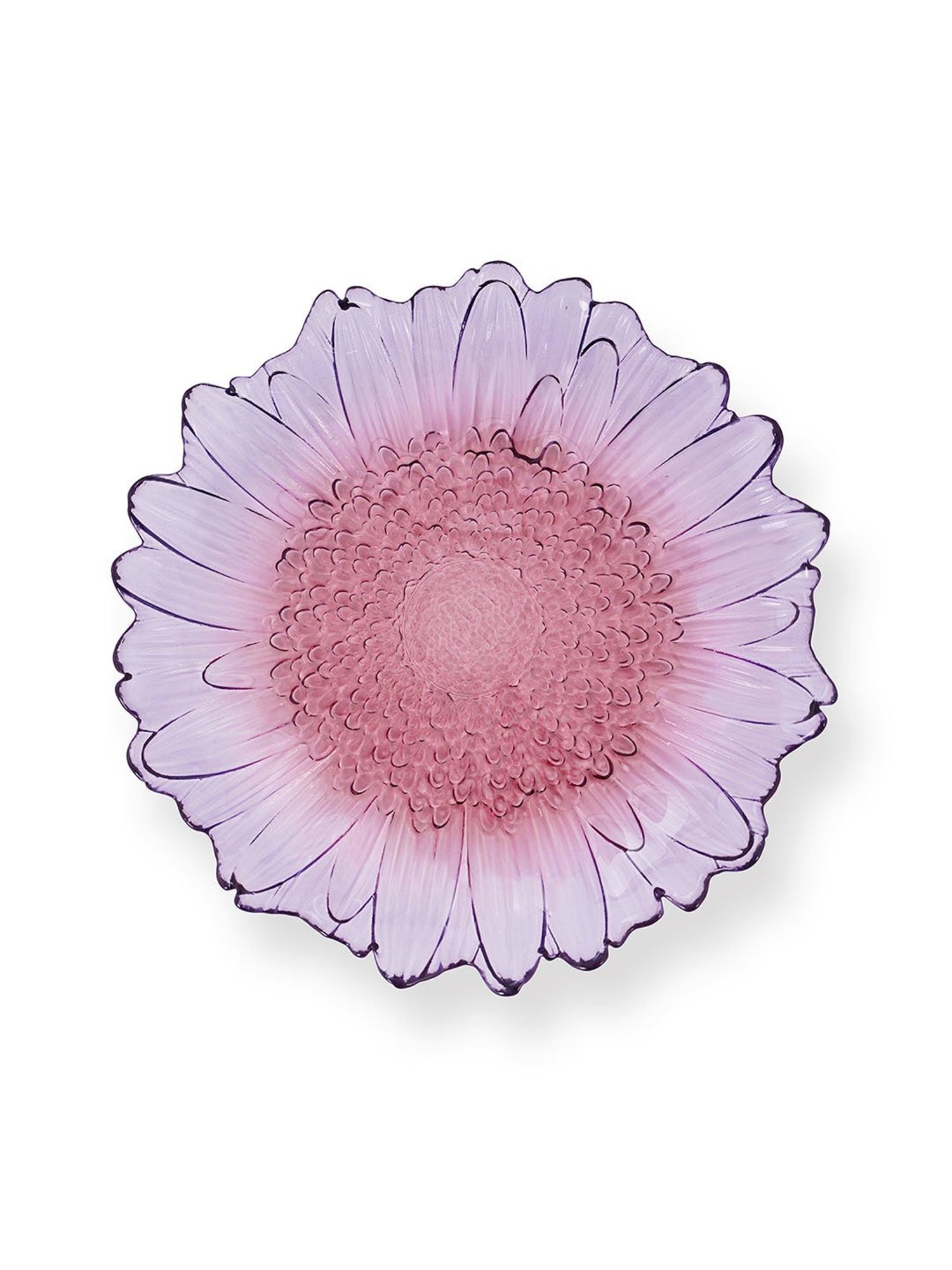 Pure Home and Living Pink Glass Dessert Plates