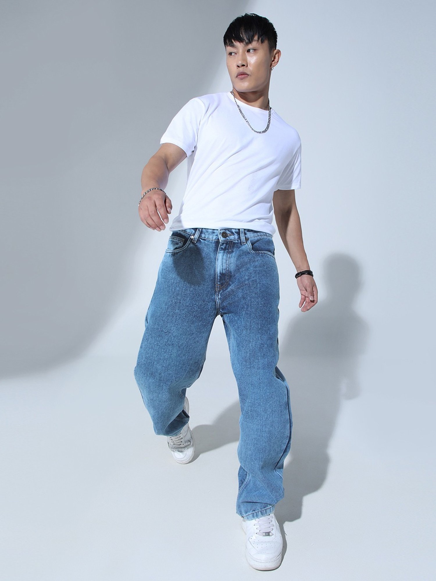 Hubberholme Blue Cotton Slim Fit Jeans