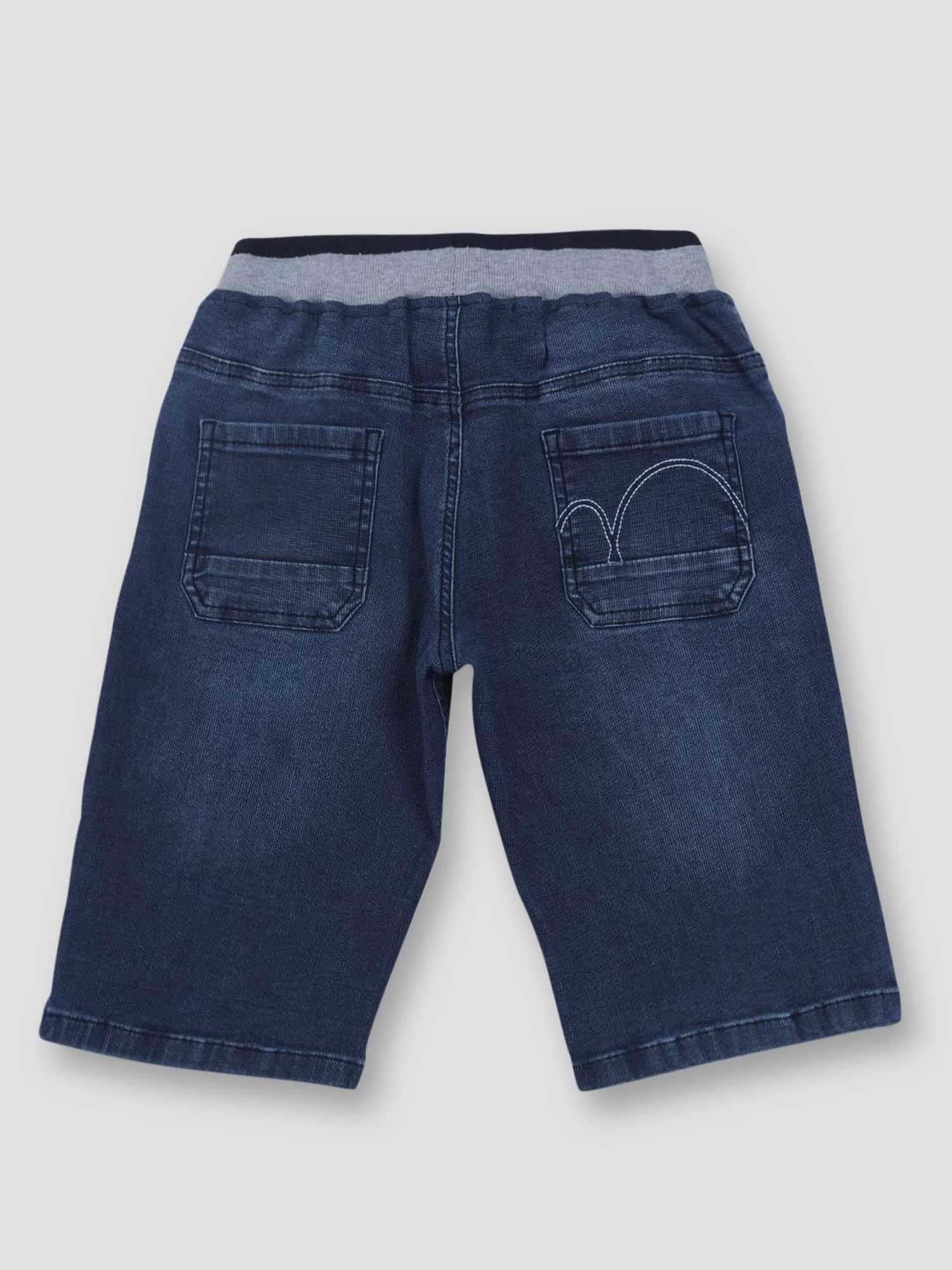 Gini & Jony Kids Navy Regular Fit Bermudas