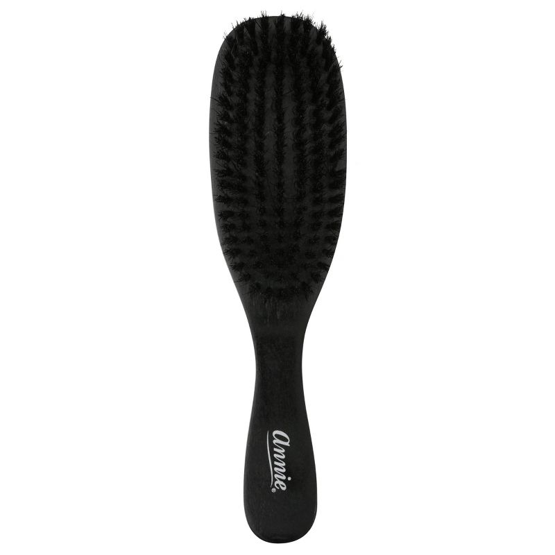 Annie Soft Wave Black Boar Bristle Hair Brush - 4.8"