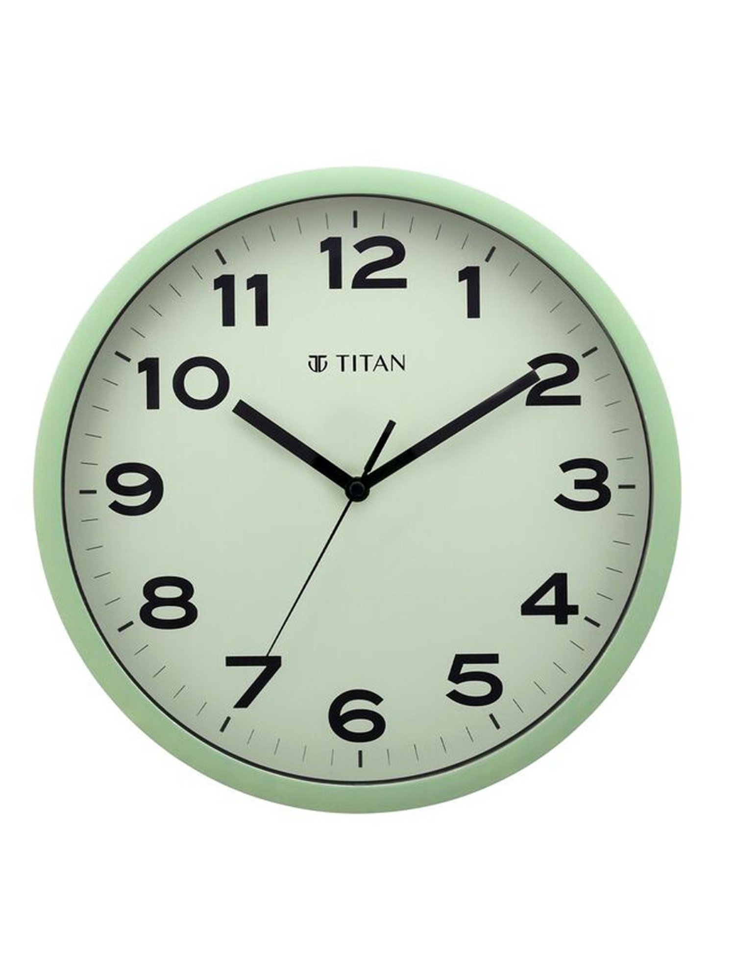 SEIKO classic black plastic wall clock with sweep movement