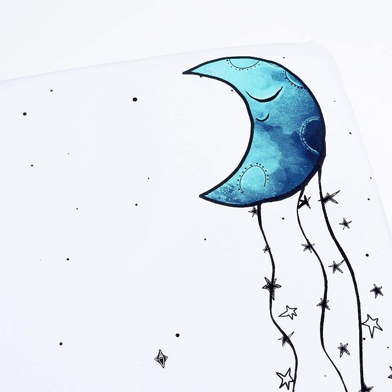 JumpOff Jo Fitted Mini Crib Sheet, Cotton Crib Sheet for Miniature Sized Crib Mattresses, Hypoallergenic and Breathable, 24" x 38", Giraffe & a Calf