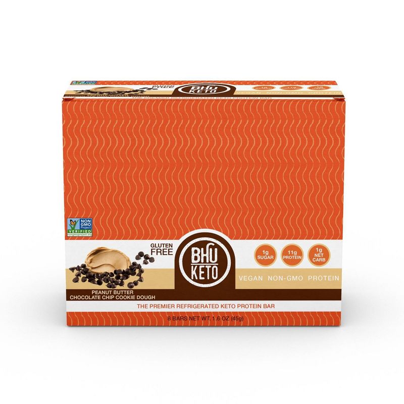 BHU Keto Peanut Butter Chocolate Cookie Dough Bar - 1.6oz