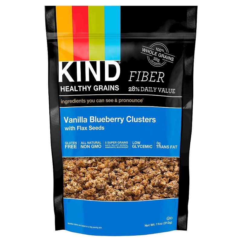 KIND Healthy Grains Fiber Vanilla Blueberry Clusters - 11oz