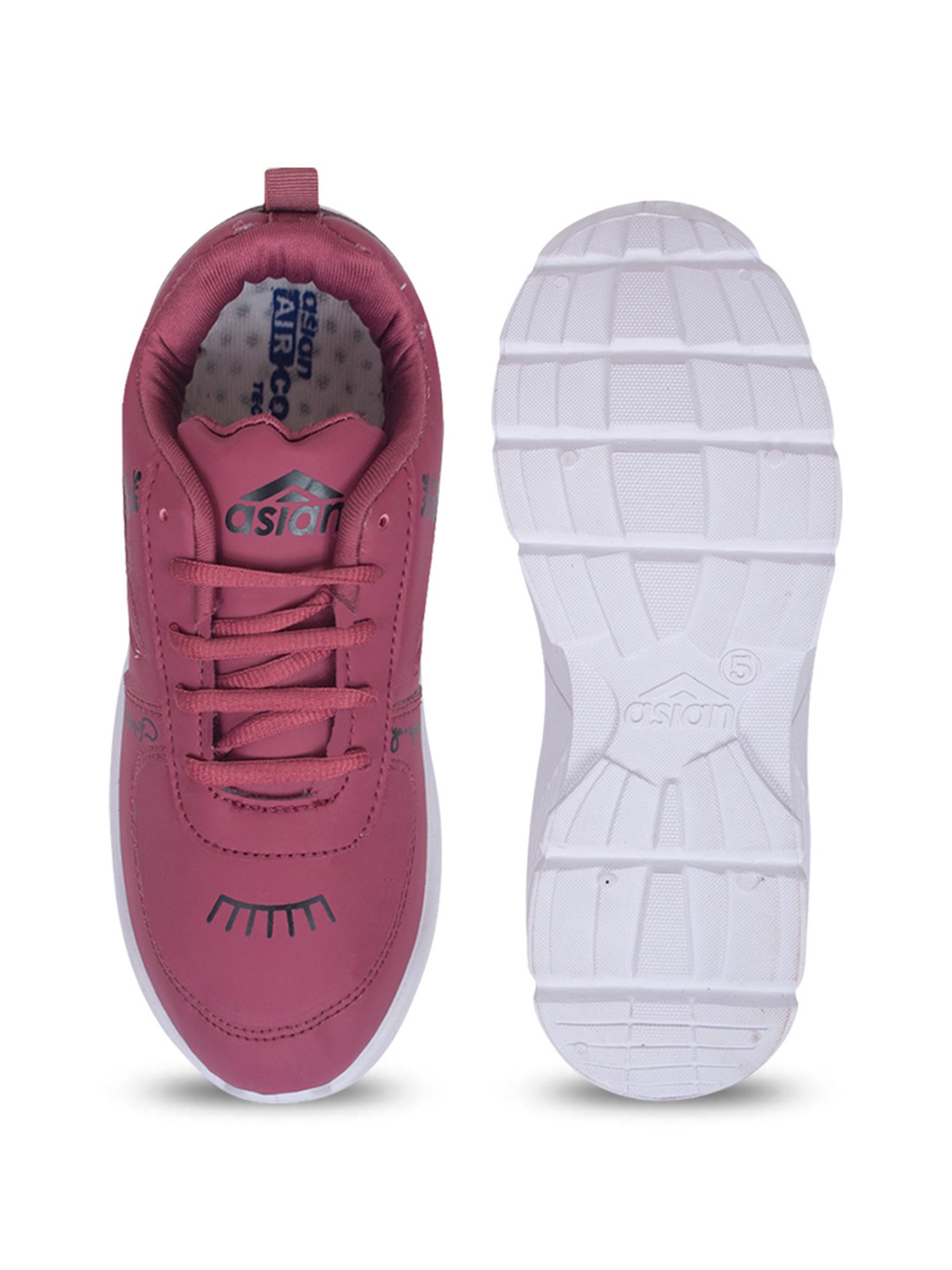 Asian Women's Mauve Running Shoes