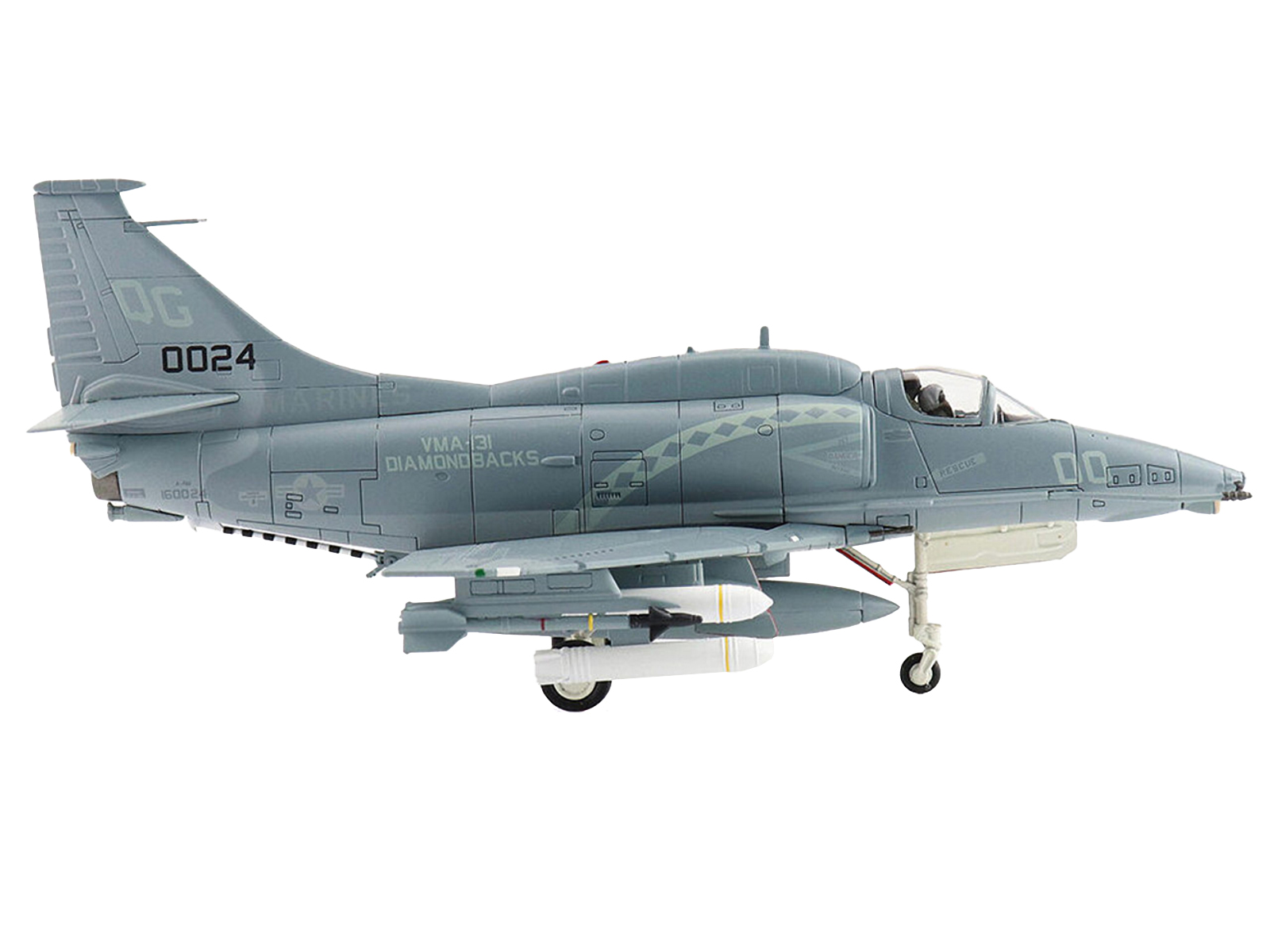 Douglas C-47 Skytrain Transport Aircraft "Night Fright 79th Troop Carrier Squadron 436th Troop Carrier Group D-Day" (1944) United States Army Air Forces 1/100 Diecast Model