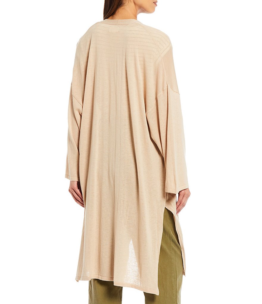 Splendid Knit Zip Up Drawstring Hoodie