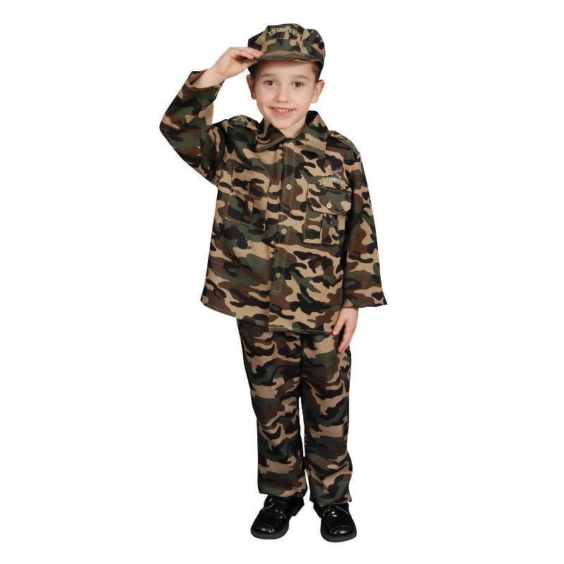 Toddler Army Halloween Costume 3T-4T
