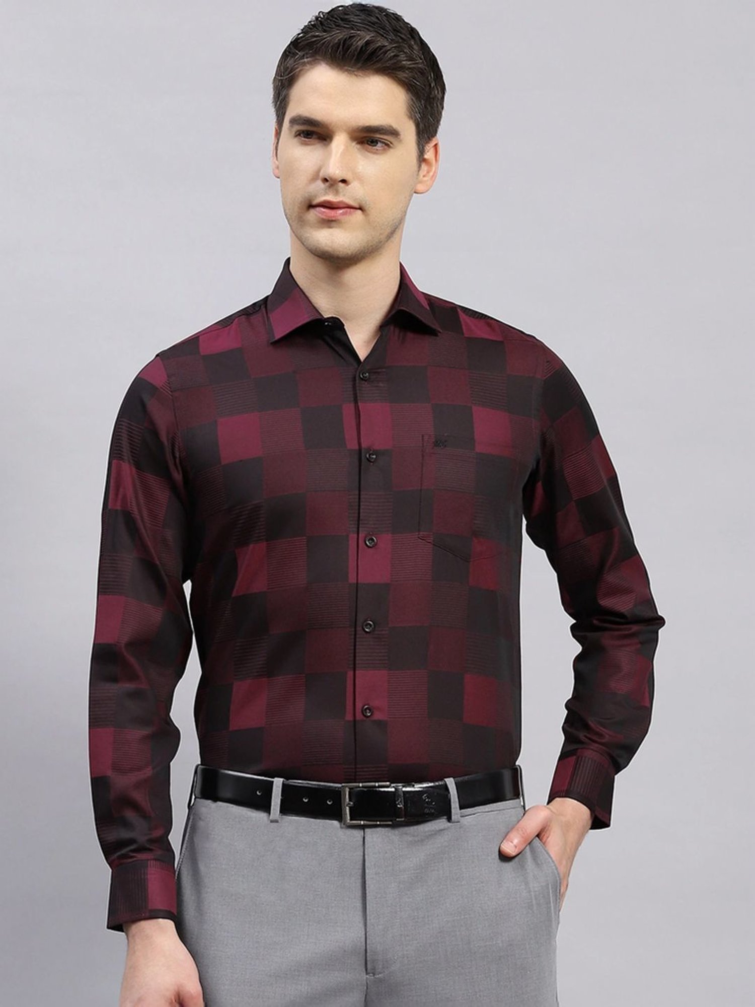 Arrow Sport Dark Green Cotton Slim Fit Shirt