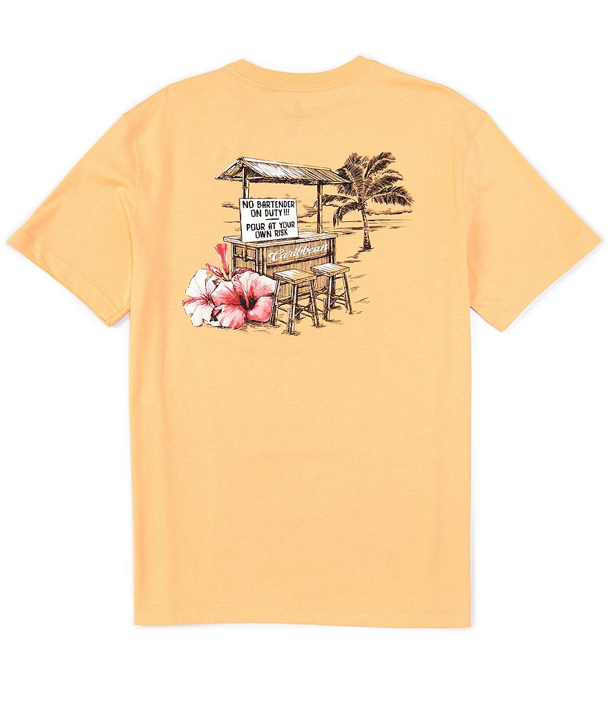 Caribbean Big & Tall Screen Print Short-Sleeve Tee