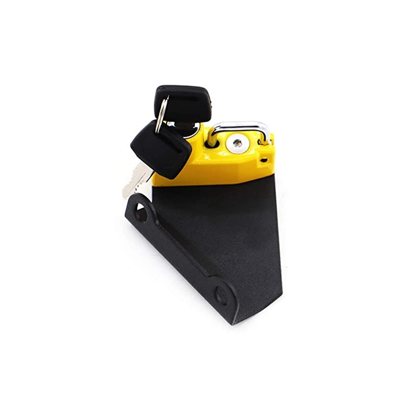 Motorcycle Helmet Lock Anti-Theft Helmet Security Locks Compatible with YZF-R1/M 2015-Newer, YZF-R6 2017-Newer-Yellow