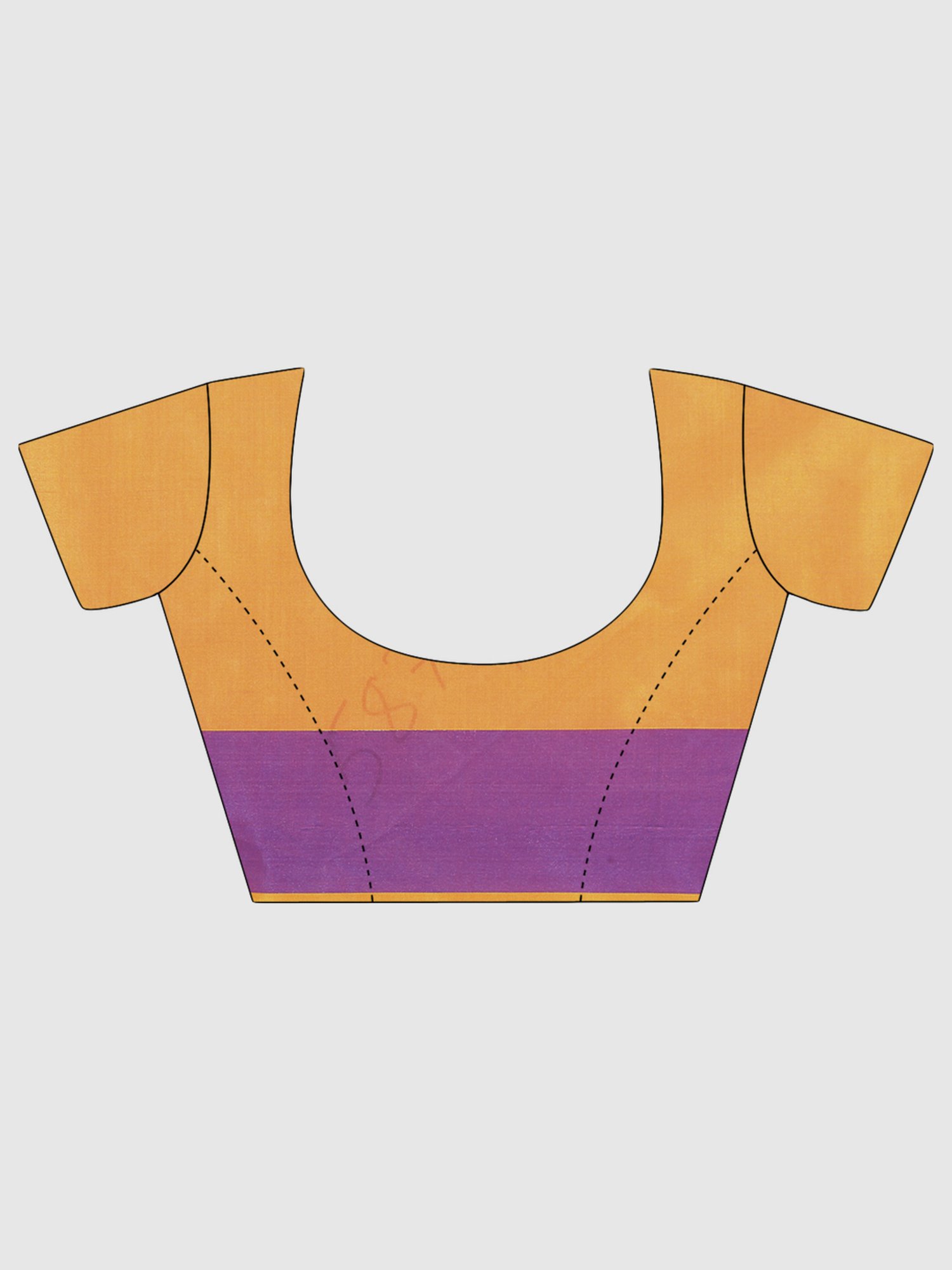 Banarasi Silk Works Orange Woven Saree With Unstitched Blouse