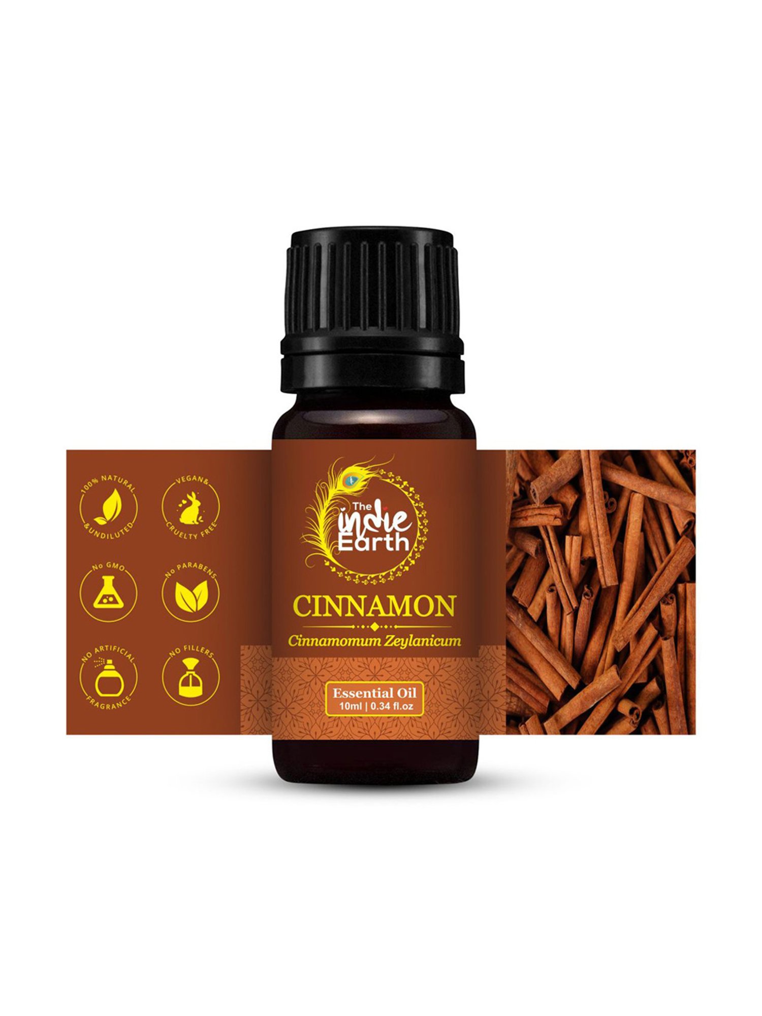 The Indie Earth Cinnamon Essential Oil - 10 ml