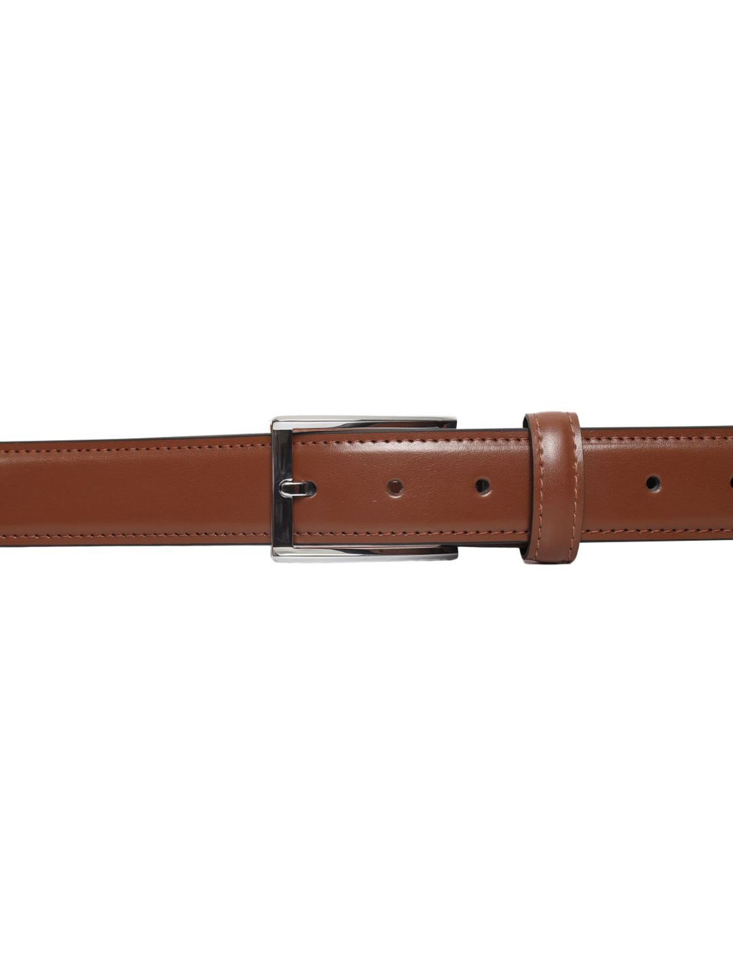 Bulchee Tan Leather Solid Waist Belt