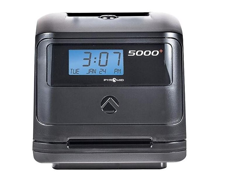 Square Industrial Table Clock - Stonebriar Collection