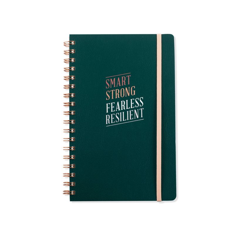 Lined Inspirational Journal with Elastic Closure Emerald Green - Fringe